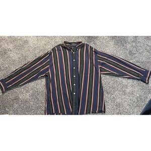 Vintage Requirements Polo Long Sleeve Button Up Men’s Large